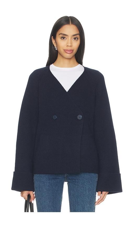 aligne hampton cardigan in navy. - size 10 (also in 4, 2, 8)