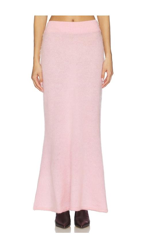 aligne hattie knitted skirt in pink. - size 4 (also in 6)