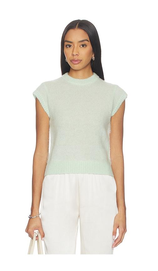 aligne jess knitted tshirt in mint. - size 12 (also in 4, 6)