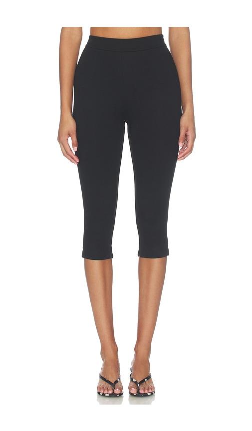 aligne savannah pedal pusher trousers in black. - size 4 (also in 6)