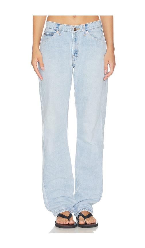 aligrace low waist classic jean in denim-light. - size 24 (also in 25, 27, 28)