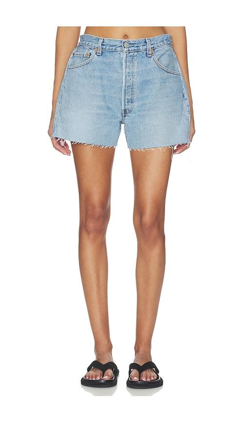 aligrace off-duty short in blue. - size 25 (also in 26, 30)