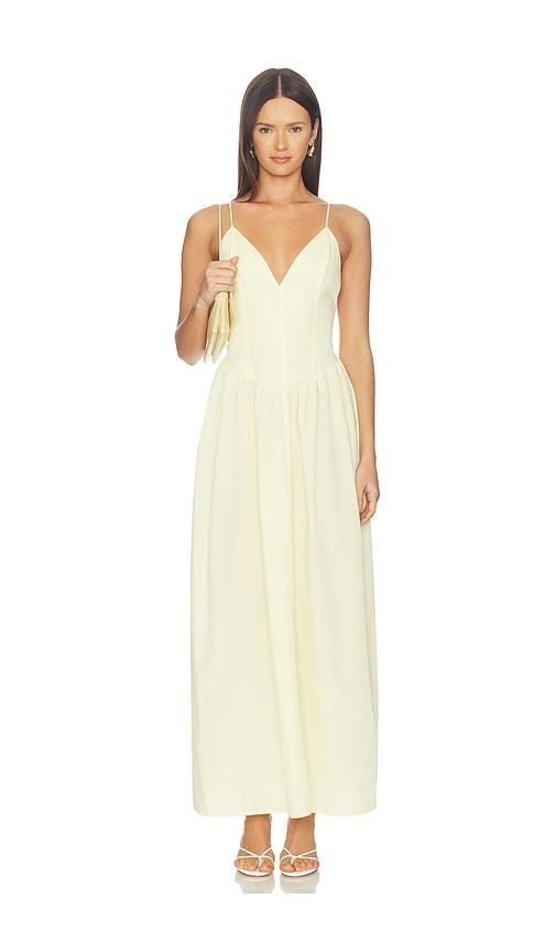 all the ways adia maxi dress in yellow. - size l (also in s, m, xl)