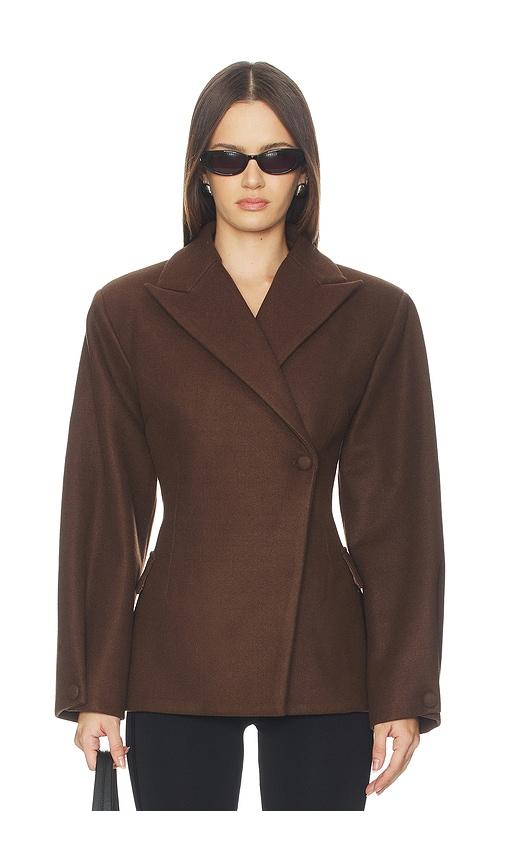 all the ways avyanna blazer in brown. - size l (also in m, s, xs, xxs)