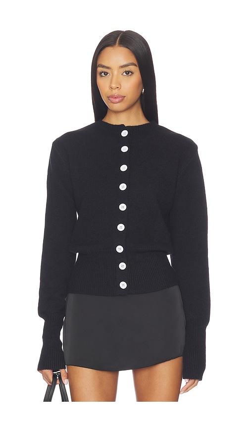all the ways brittany button up sweater in black. - size l (also in xs, s, m)