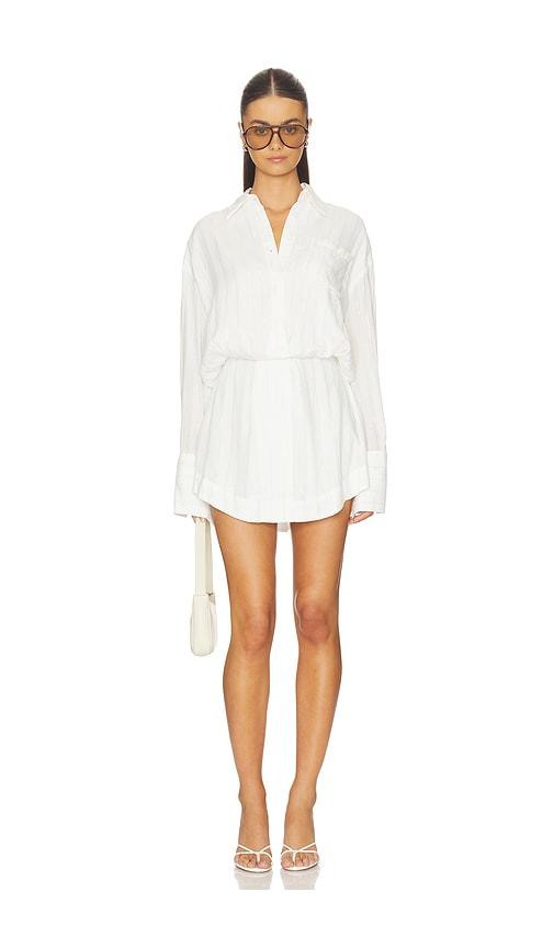 all the ways cairo button down dress in white. - size s (also in xs)