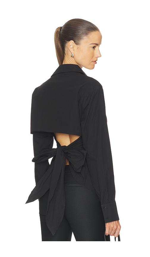 all the ways clarise open back top in black. - size m (also in s, xs, xxs)
