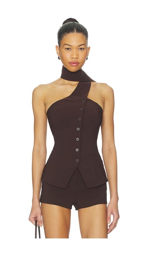all the ways courtney top in brown. - size l (also in xxs, xs, s, m, xl)