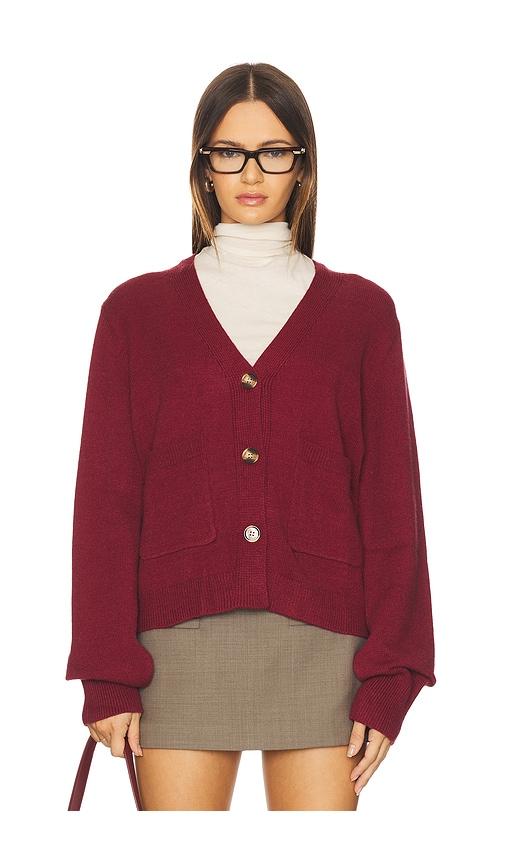 all the ways dakota cardigan in wine. - size m (also in xs, s)