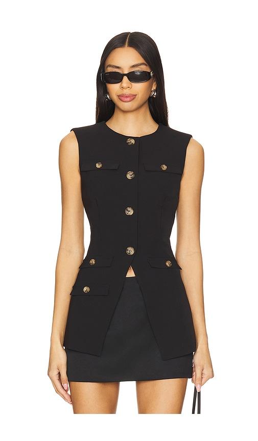 all the ways dallis top in black. - size s (also in xs)