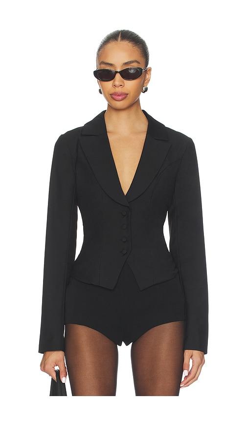 all the ways eliana blazer in black. - size l (also in xs, xxs, s, m)