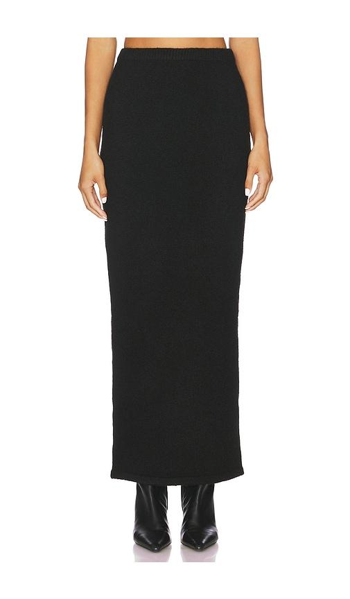 all the ways elsie knit maxi skirt in black. - size l (also in xs, s, m)