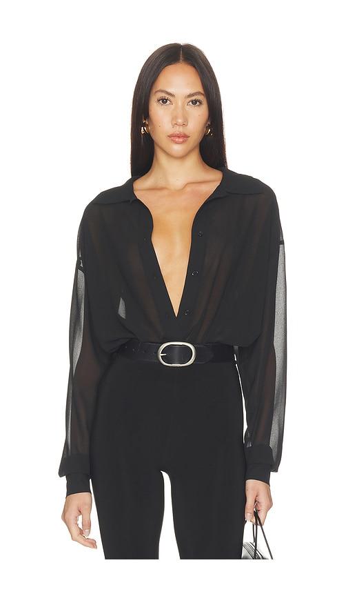 all the ways gwynne bodysuit in black. - size l (also in xs, xxs, s, m, xl)