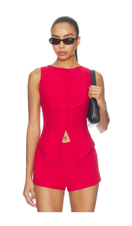 all the ways jess top in red. - size l (also in xxs, xs, s, m)