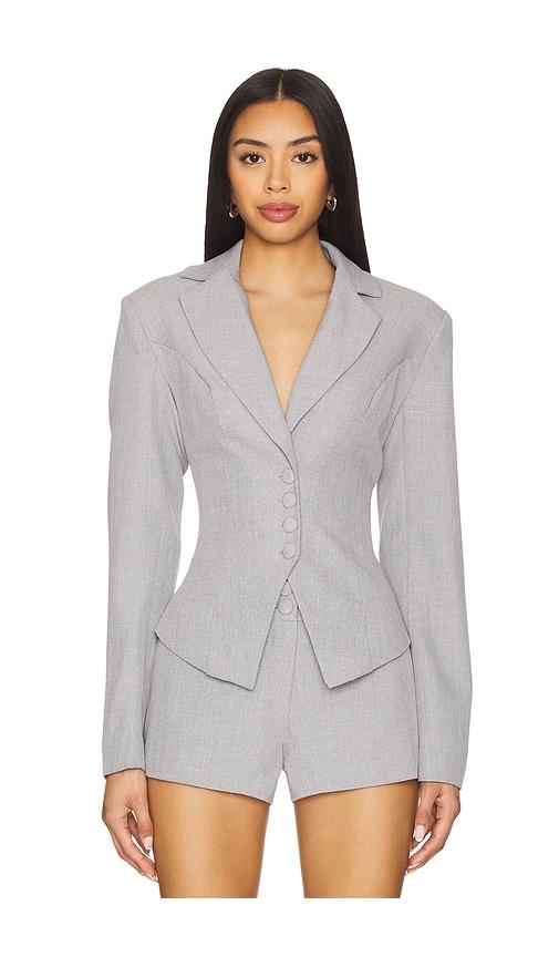 all the ways johanne blazer in grey. - size l (also in xs, s, m, xxs, xl)