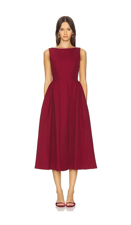 all the ways julie maxi dress in burgundy. - size xs (also in xxs)