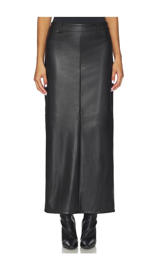 all the ways kayla faux leather skirt in black. - size m (also in xs, xxs, s)