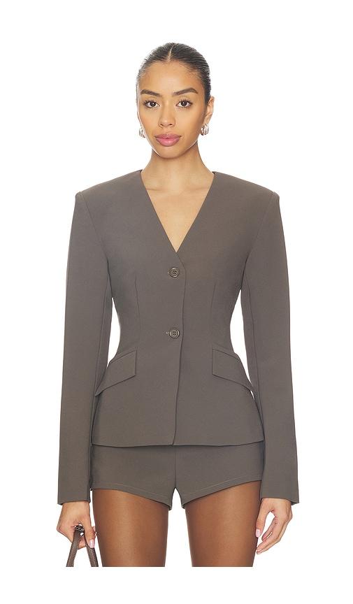 all the ways kourtney blazer in grey. - size l (also in xs, xxs, s, m, xl)