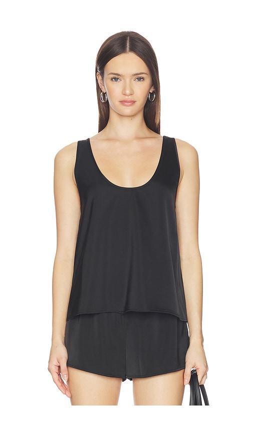 all the ways lavender top in black. - size l (also in xs, s)