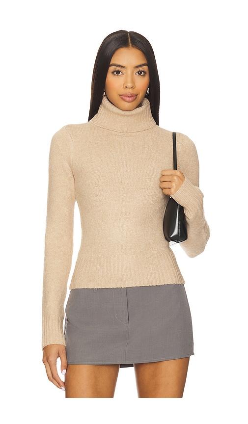 all the ways layla turtleneck sweater in beige. - size m (also in xs, s)