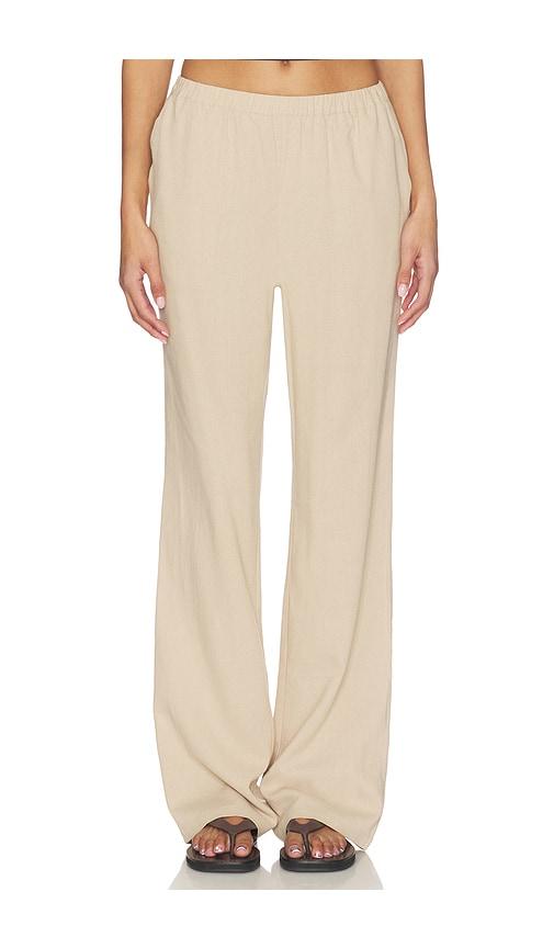 all the ways lilijana pant in neutral. - size l (also in xs, xxs, s, m)