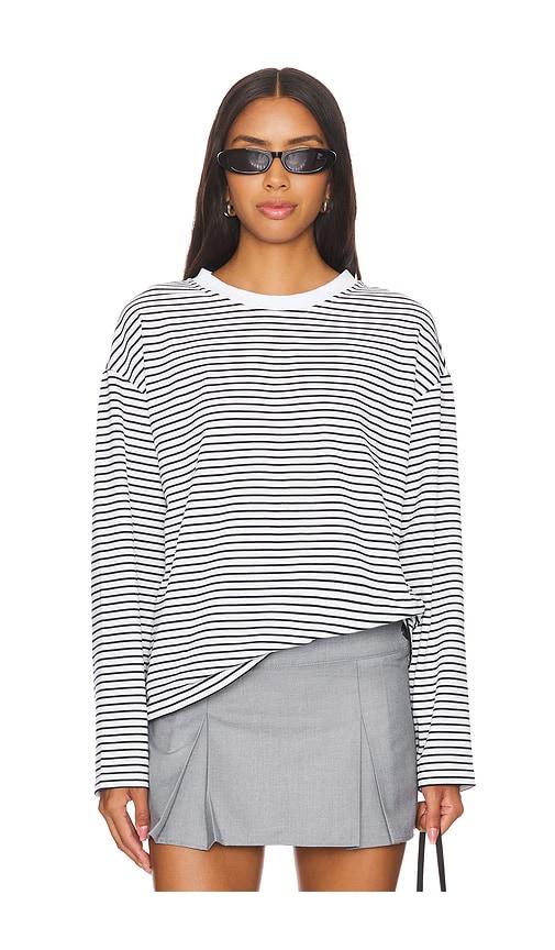 all the ways lily long sleeve top in navy. - size s (also in xs)