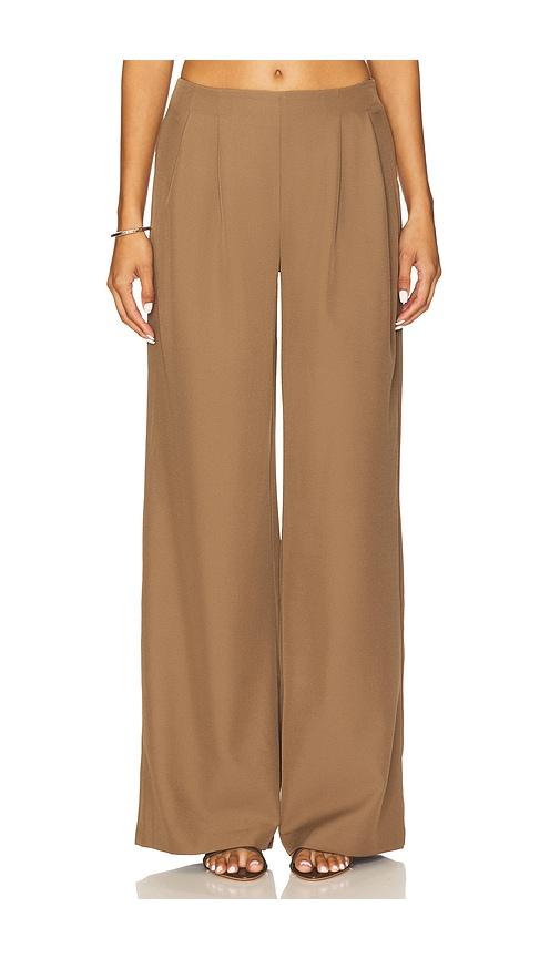 all the ways lily pant in brown. - size l (also in xs, s, m, xl)