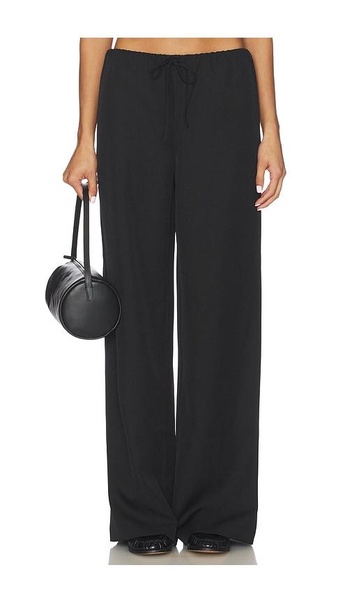 all the ways louisa drawstring pant in black. - size m (also in xs, xxs, xl)