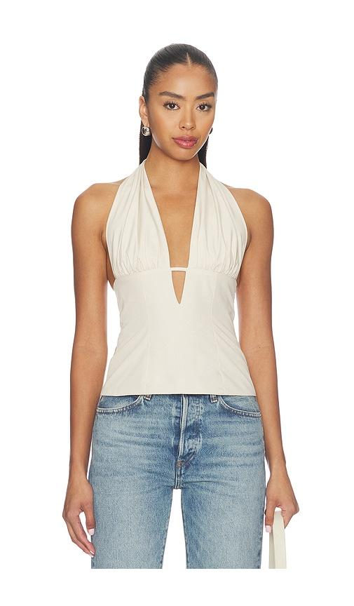 all the ways lydia top in cream. - size l (also in xs, s, m, xl)