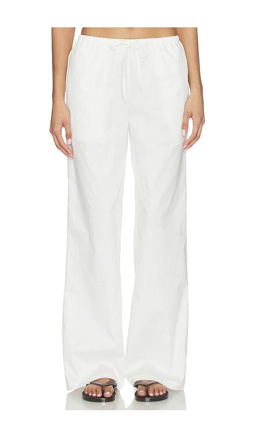 all the ways lyndzi drawstring pant in white. - size l (also in m, xl)