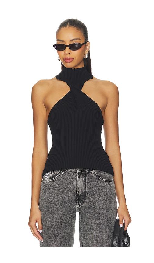 all the ways macea twist top in black. - size l (also in xs, m)