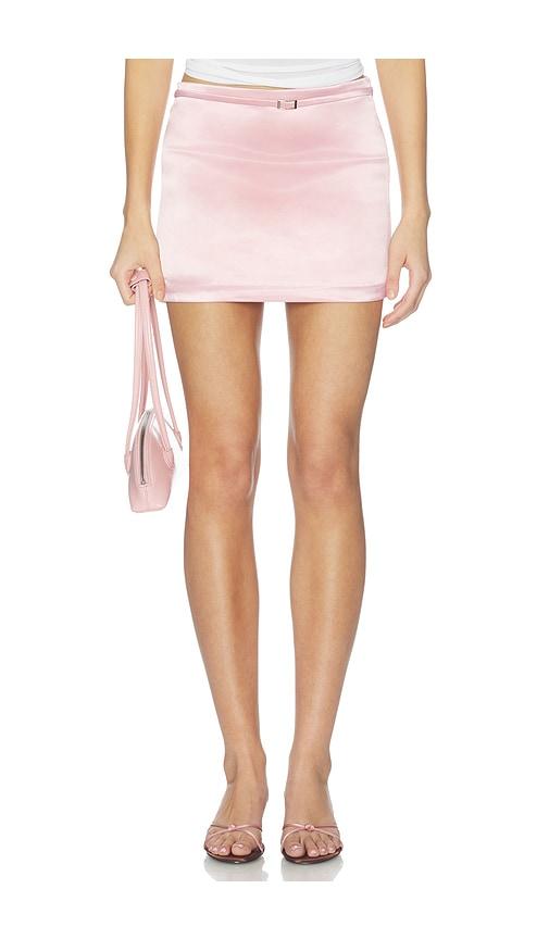 all the ways madden mini skirt in blush. - size l (also in m, s, xl, xs, xxs)