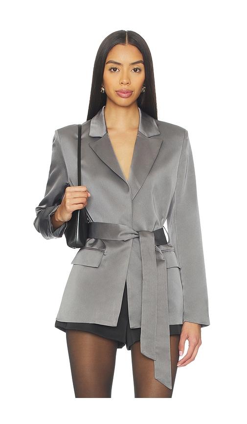 all the ways marilyn tie blazer in grey. - size s (also in xl, xs)