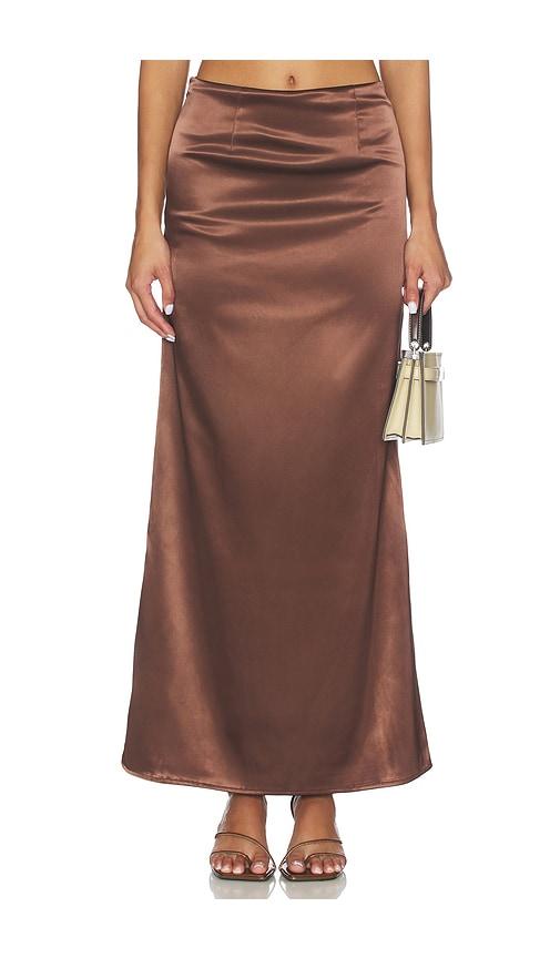 all the ways mela skirt in brown. - size s (also in xs)