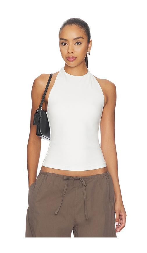 all the ways millicent halter top in white. - size l (also in xl)