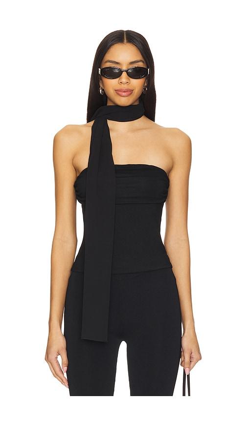 all the ways nataline top in black. - size l (also in s, m, xl)