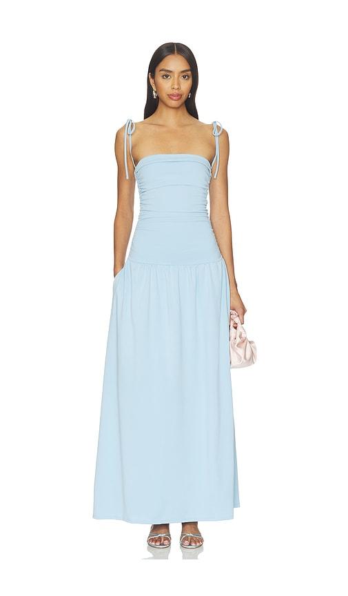 all the ways orelia maxi dress in baby blue. - size l (also in xs, xxs, s, m)