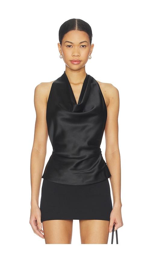 all the ways peyton drape top in black. - size m (also in xs)