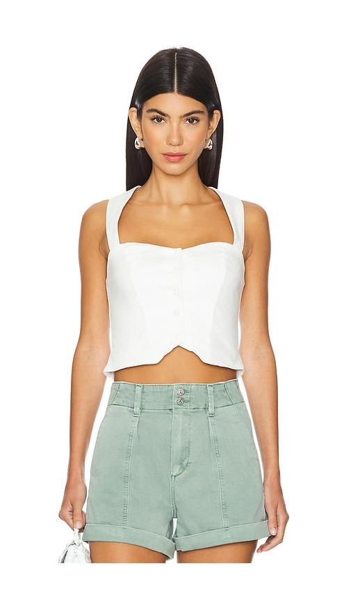 all the ways pia top in white. - size l (also in xl)