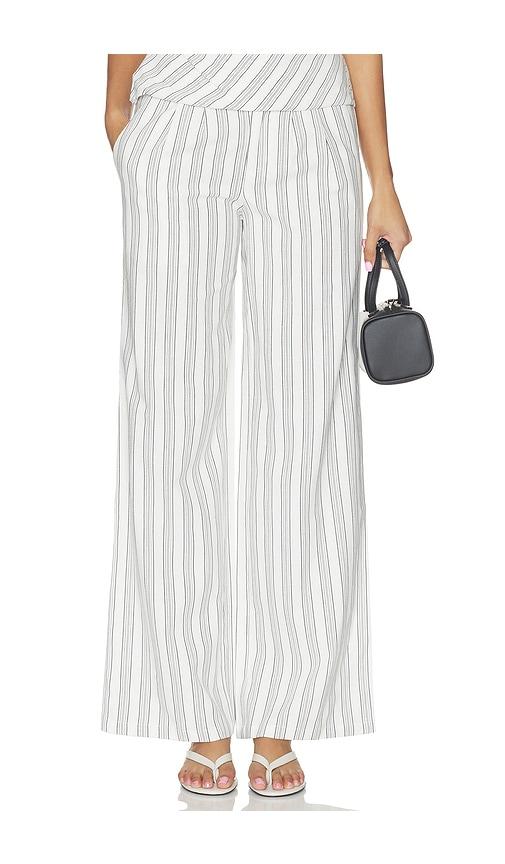 all the ways rainey pant in black & white. - size l (also in xxs, xs, s, m, xl)