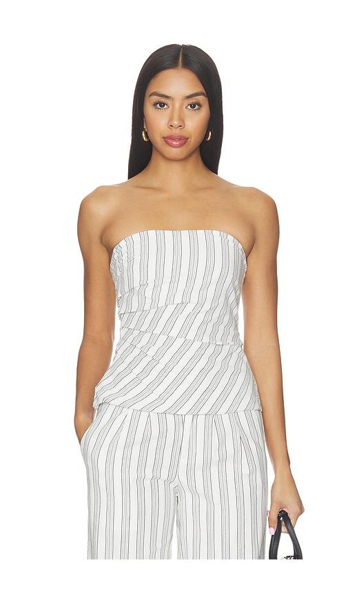 all the ways rainey top in black & white. - size l (also in xxs, xs, s, m, xl)