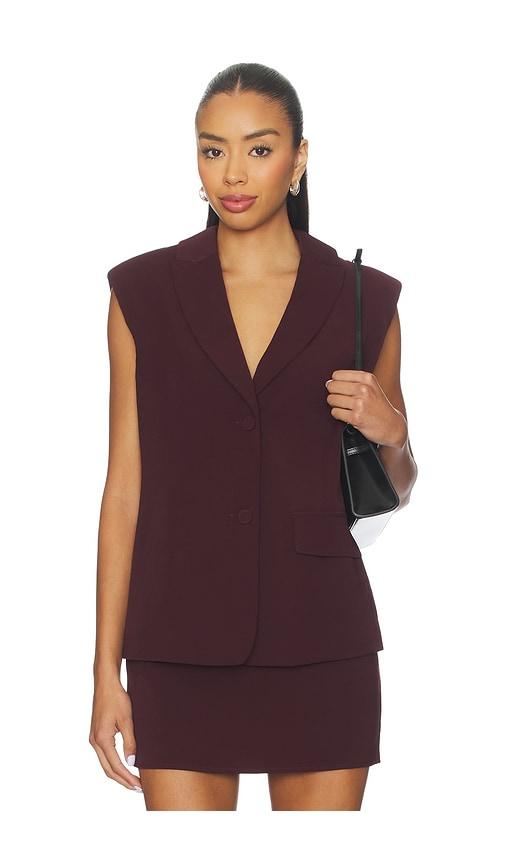 all the ways sable vest top in burgundy. - size m (also in xs, s)