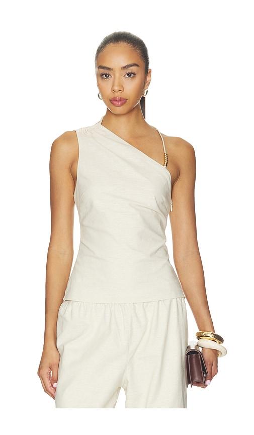 all the ways simone asymmetrical top in neutral. - size s (also in xs)
