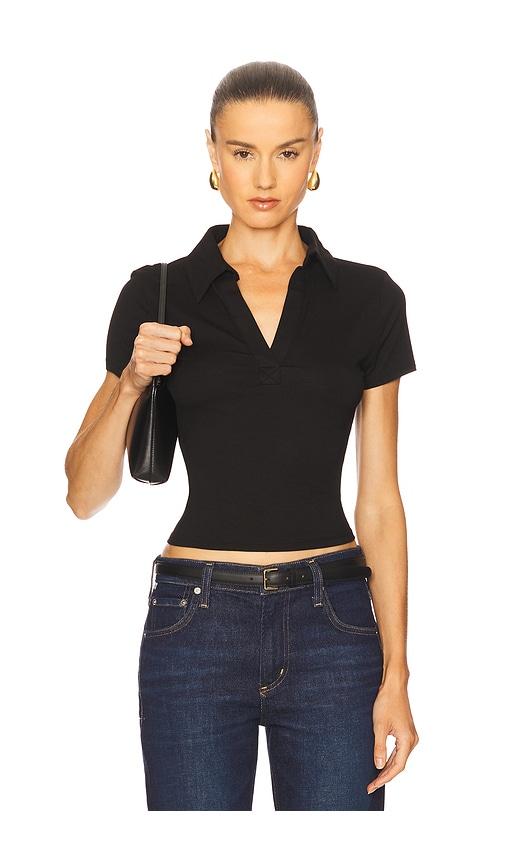 all the ways terri polo top in black. - size s (also in xs, xxs)