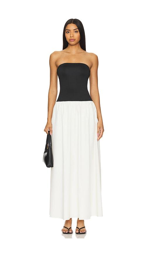 all the ways vega maxi dress in black,white. - size m (also in s, l)