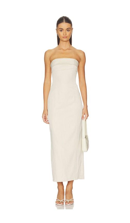 all the ways zyaire strapless maxi dress in neutral. - size l (also in xxs, xs, s, m, xl)