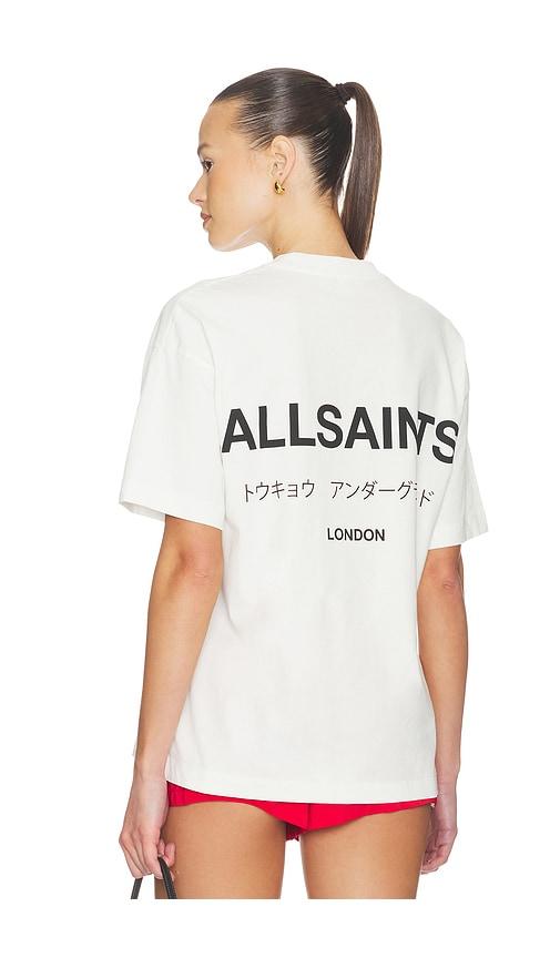 allsaints etta ashen tee in white. - size m (also in s)