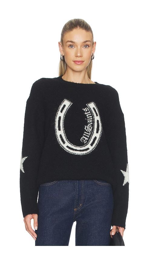 allsaints kismet jumper in black. - size l (also in m, s)
