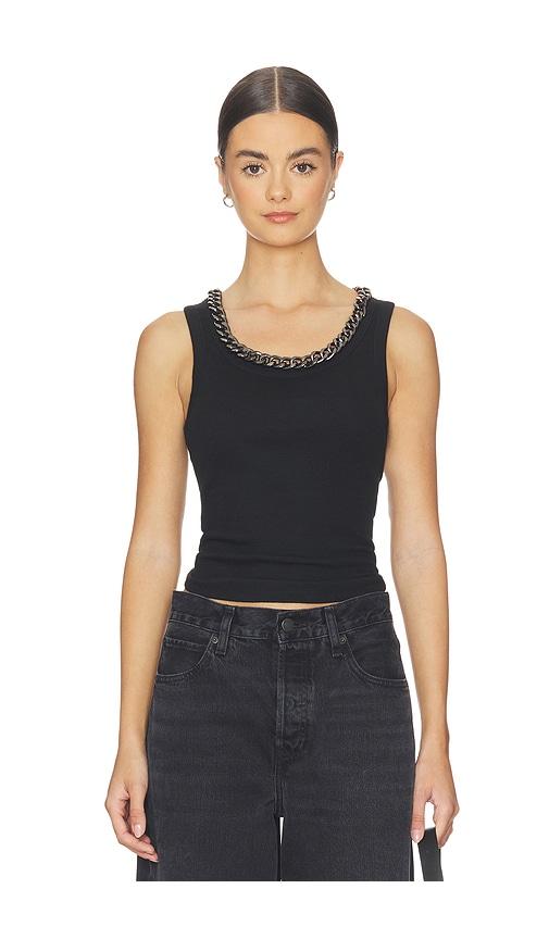 allsaints lucy tank top in black. - size m (also in s)