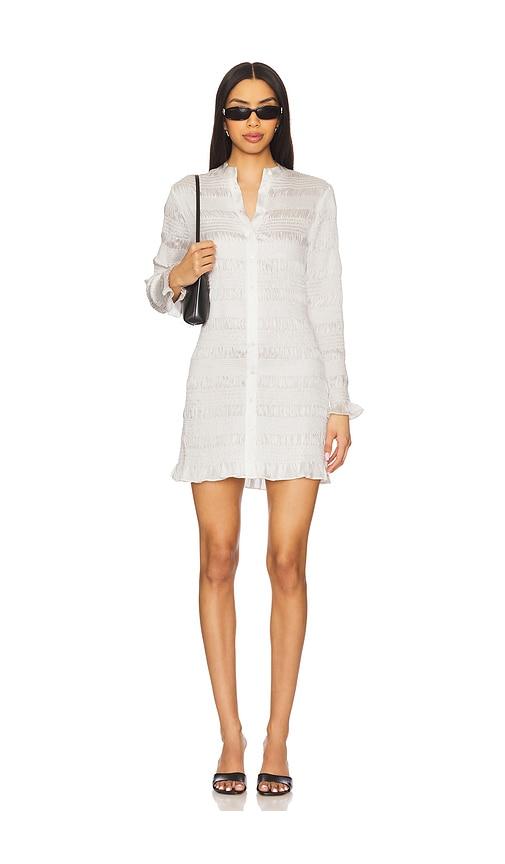 allsaints meg mini dress in white. - size 0 (also in 2, 4)